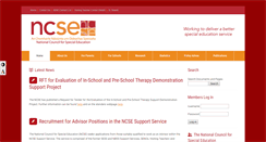 Desktop Screenshot of ncse.ie