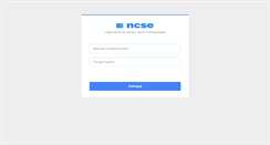 Desktop Screenshot of admin.ncse.pl