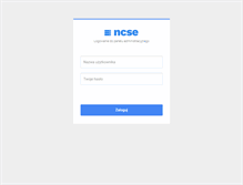 Tablet Screenshot of admin.ncse.pl